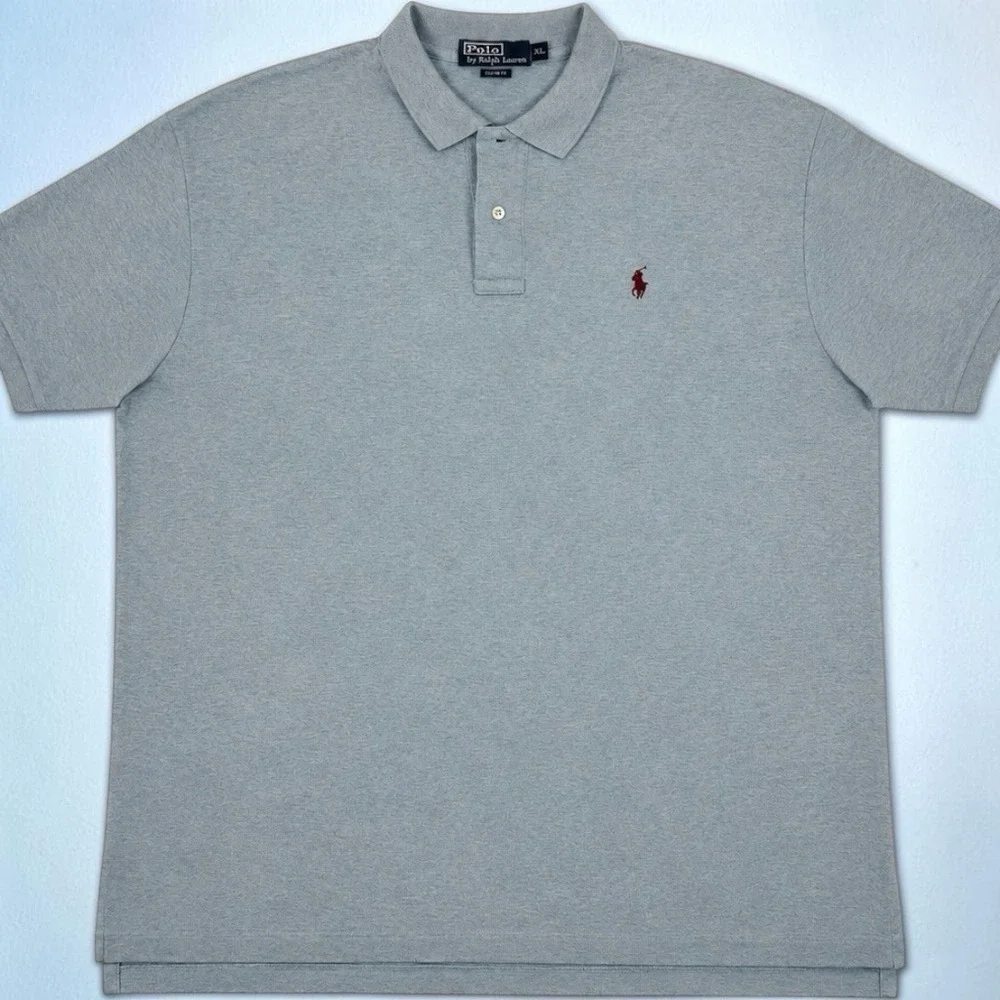 Polo Ralph Lauren Polo Shirt XL Light Blue Cotton Pony Logo Classic Men